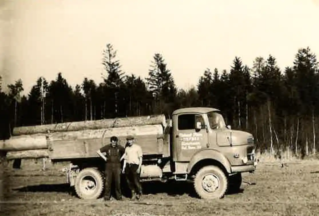 1962 - Erster LKW der Firma Bausem